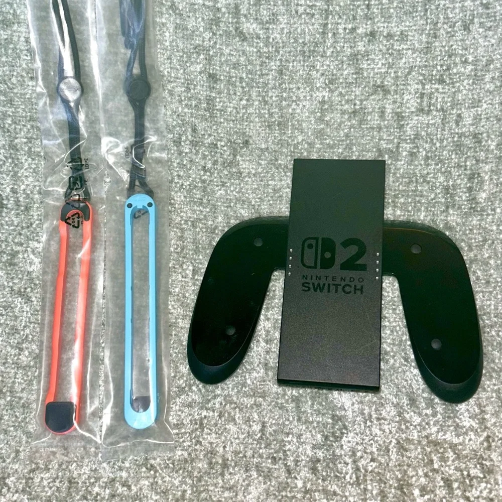 Nintendo Switch 2 Controller Straps & Comfort Grip Joy-Con Accessory Bundle OEM